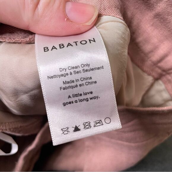 Babaton Linen Taupe Conan Pant Size 0 - Picture 11 of 11